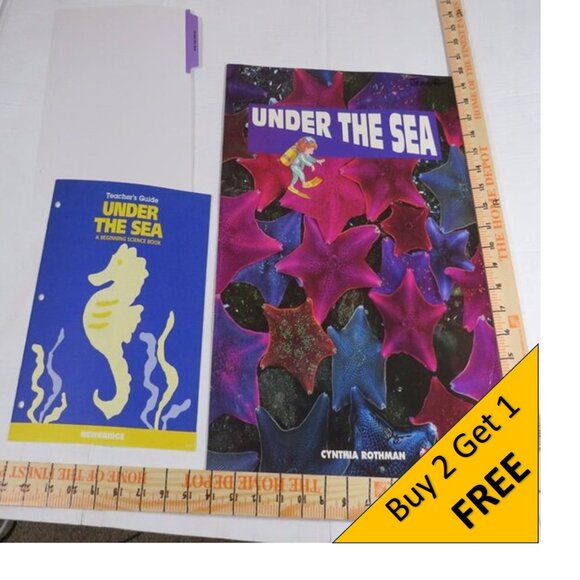 Under the Sea  BIG BOOK (almost 2 feet tall) with teacher pages CLASSROOM SIZE - Picture 1 of 12